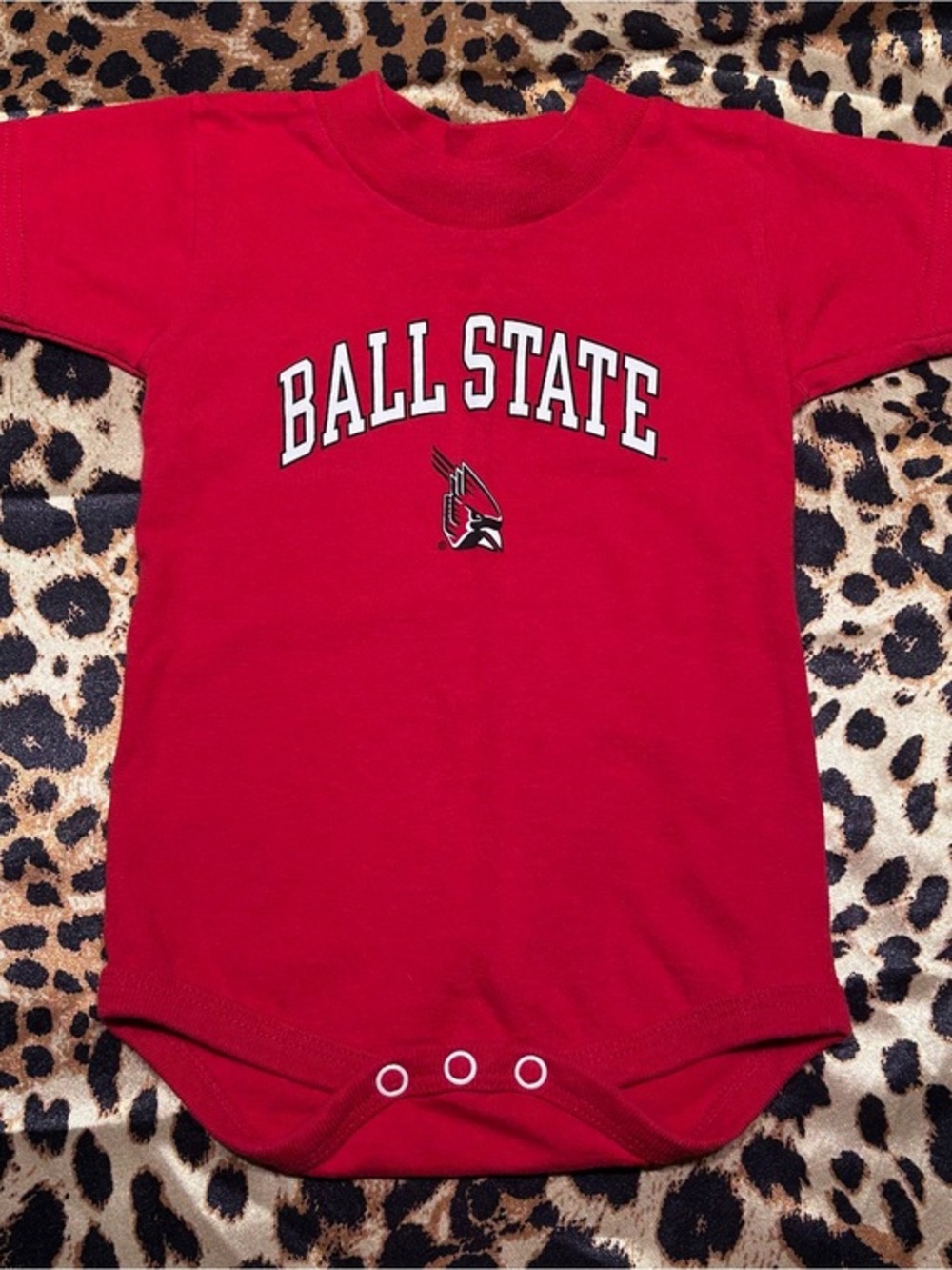 Ball State University Red Infant Bodysuit